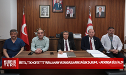 Üstel, TEKNOFEST'te yaralanan vatandaşların sağlık durumu hakkında bilgi aldı