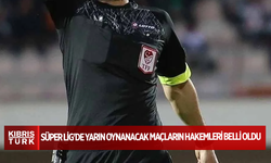 Süper Lig'de yarın oynanacak maçların hakemleri belli oldu