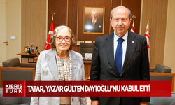 Tatar, Yazar Gülten Dayıoğlu’nu kabul etti