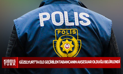 Güzelyurt’ta ele geçirilen tabancanın aksesuar olduğu belirlendi