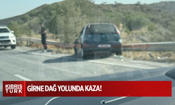 Girne Dağ Yolunda Kaza!
