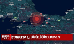 İstanbul'da 3,8 büyüklüğünde deprem!