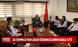 Başçeri, 20 Temmuz Fen Lisesi öğrencilerini kabul etti