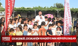 ÇOCUK ŞENLİĞİMİZ, ÇOCUKLARIMIZ İÇİN YILMAZKÖYÜMÜZE PARK HEDİYESİYLE BAŞLADI