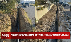 Yenikent Üstün Sokak’ta su hattı yenileme çalışmaları tamamlandı