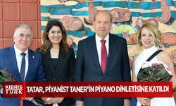 Cumhurbaşkanı Tatar, piyanist Rüya Taner’in piyano dinletisine katıldı