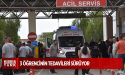Yenierenköy’deki kazada yaralanan 3 öğrencinin tedavileri sürüyor