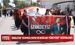 İskele’de “Atamıza Saygı ve Bağlılık Yürüyüşü” düzenlendi