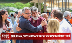 Erhürman, Güzelyurt açık pazar ve çarşısını ziyaret etti