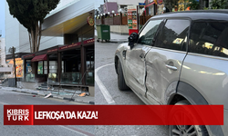 LEFKOŞA'DA KAZA!