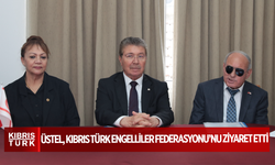 Başbakan Üstel, Kıbrıs Türk Engelliler Federasyonu’nu ziyaret etti