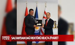 Süleyman Demirel Üniversitesi Rektörü Saltan’dan DAÜ Rektörü Kılıç’a ziyaret