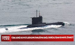 Türk Deniz Kuvvetleri Komutanlığı'na bağlı denizaltıdan 19 Mayıs kutlamaları çerçevesinde KKTC'ye ziyaret