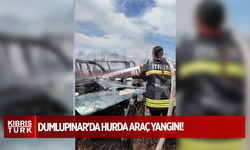 Dumlupınar'da Hurda Araç Yangını: 18 Araç Kül Oldu