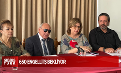 Yücetürk: 650 engelli iş bekliyor