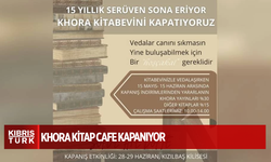 Khora Kitap Cafe kapanıyor