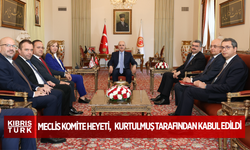 Meclis Komite heyeti TBMM Başkanı Kurtulmuş tarafından kabul edildi