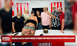 Çalışkan ve Başarılı Gazeteci Ahmet İkiderli’ye Kıbrıs Türk Medyası’ndan Doğum Günü Kutlaması