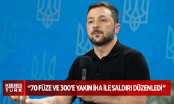 Zelenskiy: "Ruslar, yaklaşık 70 füze ve 300'e yakın İHA ile saldırı düzenledi"