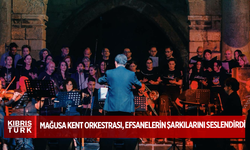 Mağusa Kent Orkestrası, efsanelerin şarkılarını seslendirdi