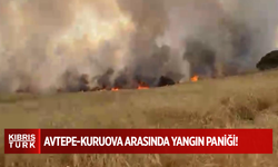 Avtepe-Kuruova Arasında Yangın Paniği!