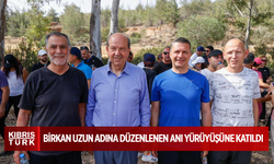 Cumhurbaşkanı Tatar, Birkan Uzun adına düzenlenen anı yürüyüşüne katıldı