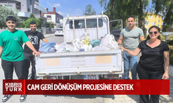 Gönyeli-Yenikent Muhtarlığı’ndan Cam Geri Dönüşüm Projesine Destek