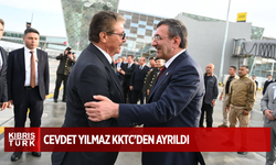 Türkiye Cumhurbaşkanı Yardımcısı Cevdet Yılmaz KKTC’den ayrıldı