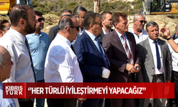 Başbakan Ünal Üstel Kayalar ayrımı-Sadrazamköy yolunda incelemelerde bulundu