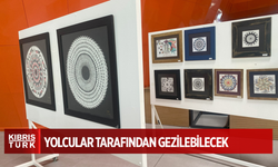 Ferdiye Yurdakul’un “Hayat Döngüsü” konulu sergisi Ercan Havalimanı’nda açıldı
