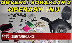 Güvenli Sokaklar 2 Operasyonu: 3 tutuklu