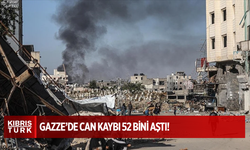 Gazze'de can kaybı 52 bin 615’e yükseldi