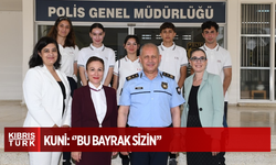 POLİS GENEL MÜDÜRÜ KASIM KUNİ, GENÇLERİ KABUL ETTİ
