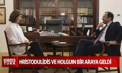 Holguin temaslarına başladı: Rum Yönetimi Başkanı Nikos Hristodulidis ile bir araya geldi