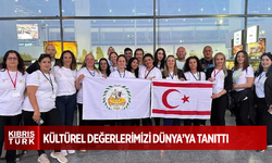 Lefke Folklor Araştırmaları ve Kültür Derneği Makedonya’da KKTC’yi temsil etti