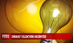 Yarın 5 saatlik elektrik kesintisi olacak