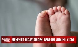 Menenjit tedavisi gören üç buçuk aylık bebeğin durumu ciddi