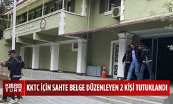 Uşak'ta KKTC için sahte belge düzenleyen 2 şüpheli tutuklandı