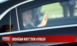 TC Cumhurbaşkanı Erdoğan KKTC’den ayrıldı