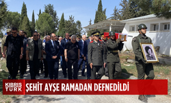 Şehit Ayşe Ramadan askeri törenle defnedildi