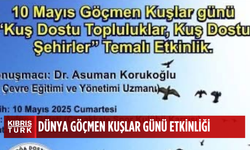 Her Daim Doğa Dostları tarafından Dünya Göçmen Kuşlar Günü etkinliği düzenleniyor