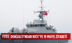 Türk Deniz Kuvvetleri Komutanlığı'na bağlı denizaltıdan 19 Mayıs kutlamaları çerçevesinde KKTC'ye ziyaret