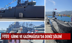 Doğanay denizaltısı Girne’de, Karataş karakol gemisi Gazimağusa’da ziyarete açıldı