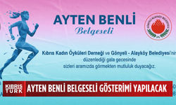 Ayten Benli Belgeseli, 26 Mayıs Pazartesi Alayköy SAM Konferans Salonu’nda gösterilecek