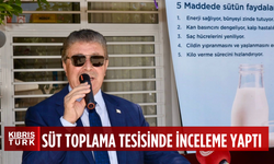 Başbakan Üstel, Minareliköy Süt Toplama Merkezinde incelemelerde bulundu