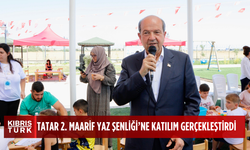 Cumhurbaşkanı Tatar 2. Maarif Yaz Şenliği'ne katıldı