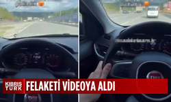 Direksiyon başında video çekiyordu, saniyeler sonra kaza yaptı