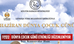 Kültür Dairesi Lefkoşa'da 1 Haziran Dünya Çocuk Günü etkinliği düzenliyor