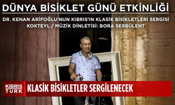 KTTB’den Kıbrıs’ın Klasik Bisikletleri Sergisi ve müzik dinletisi