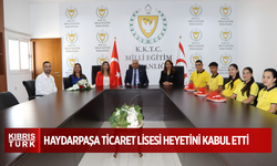 Çavuşoğlu, Haydarpaşa Ticaret Lisesi heyetini kabul etti
